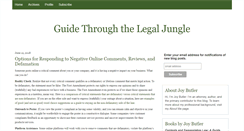 Desktop Screenshot of guidethroughthelegaljungleblog.com